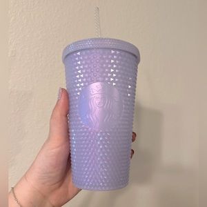 Starbucks 16oz 2021 Holiday Icy Lilac Studded Tumbler